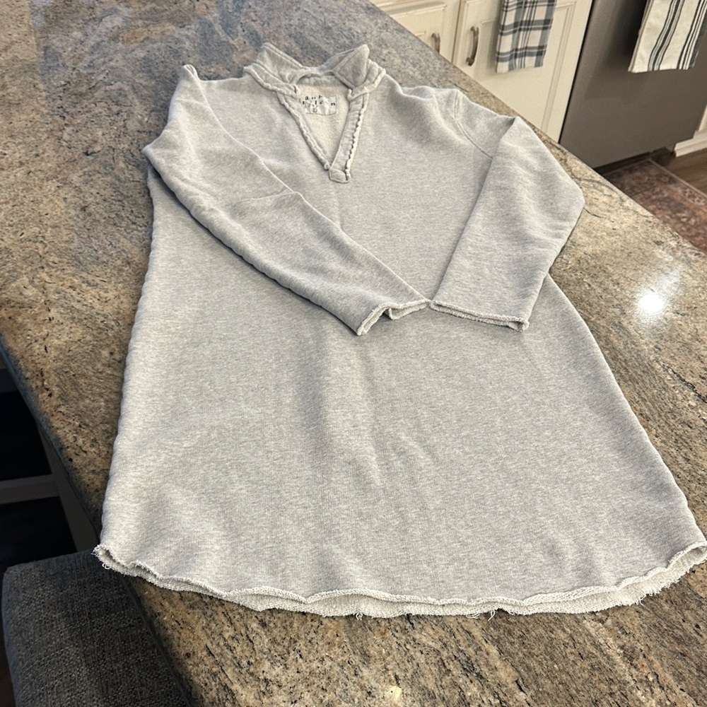 Frank & Eileen Heather Gray Fleece dress